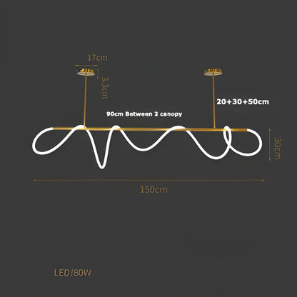 WaveLine LED Ceiling Light