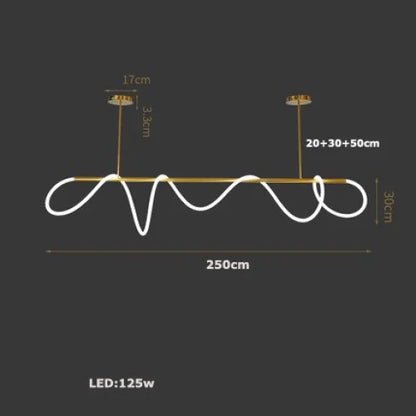 WaveLine LED Ceiling Light