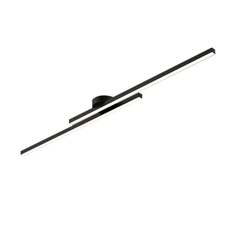Sleek Linear LED Strip Flush Light