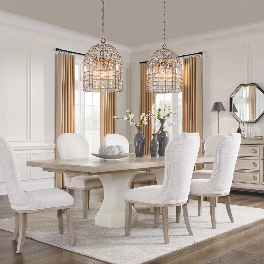 Crystal Cage Chandelier
