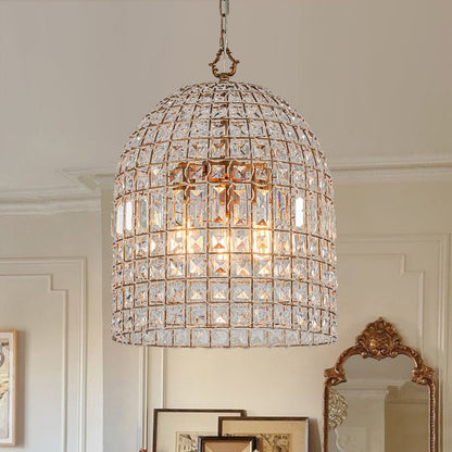 Crystal Cage Chandelier