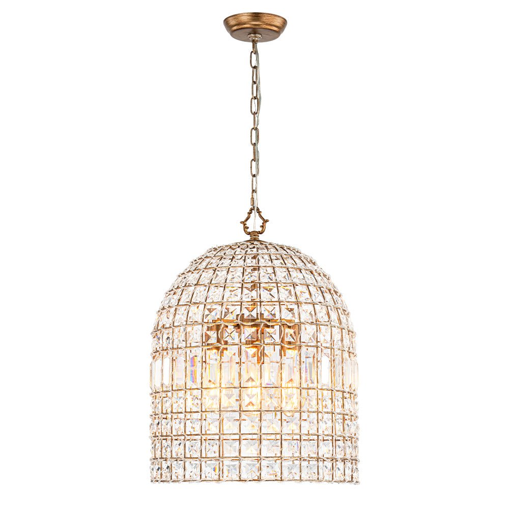 Crystal Cage Chandelier