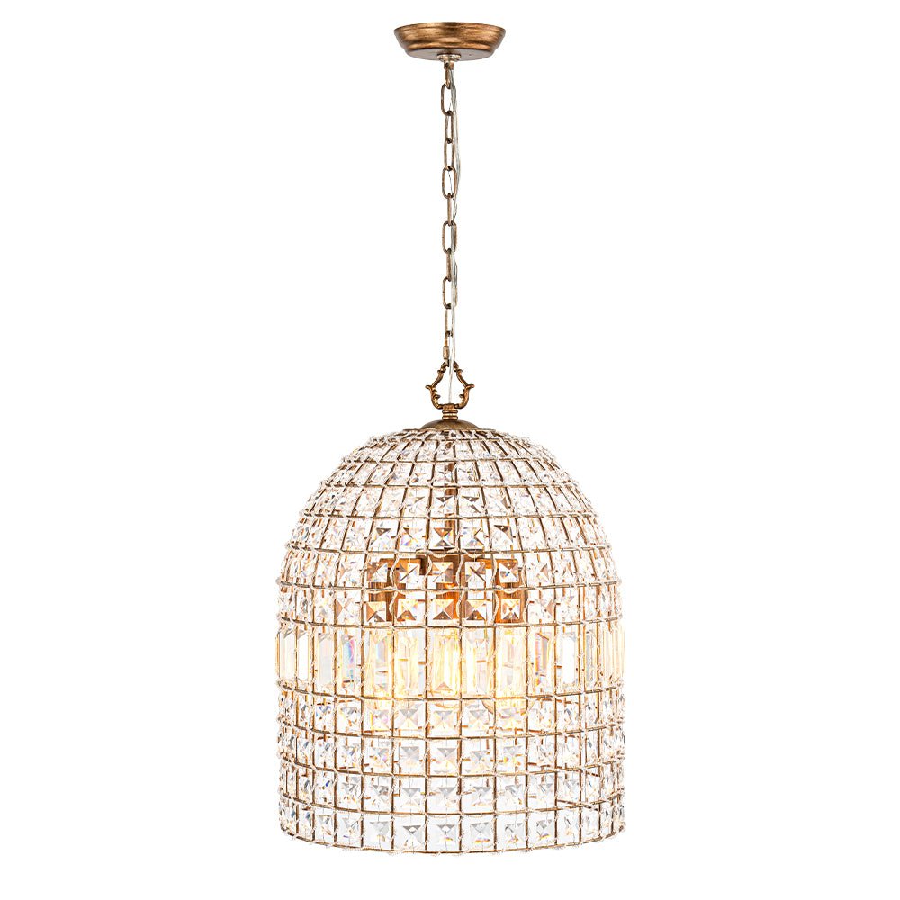 Crystal Cage Chandelier