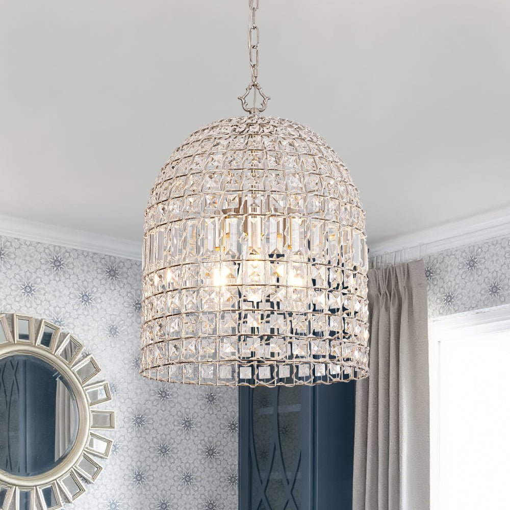 Crystal Cage Chandelier