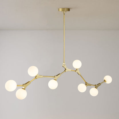 Linear Branching Bubble Chandelier