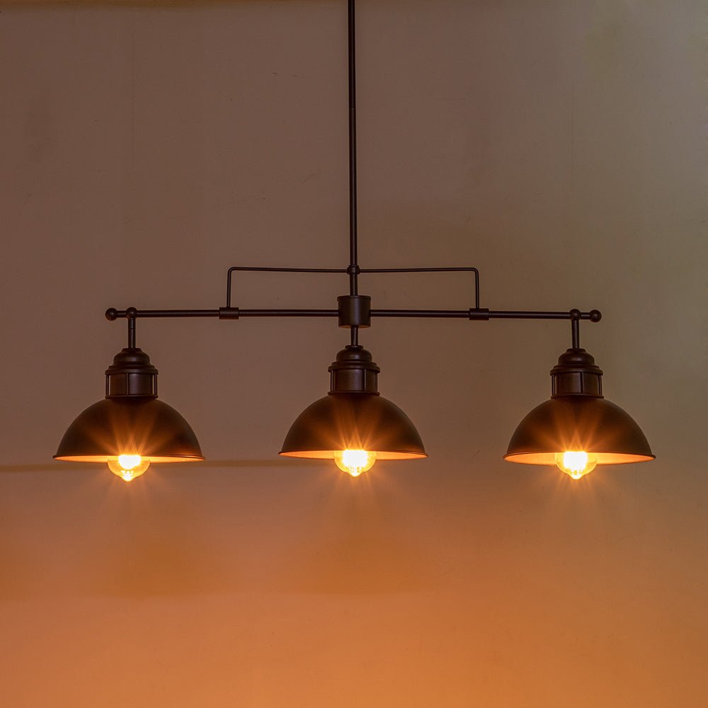Farmhouse Pot-Lid Island Pendant