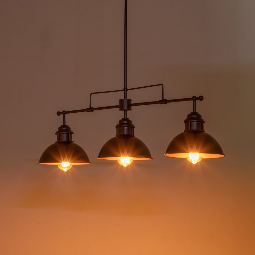 Farmhouse Pot-Lid Island Pendant