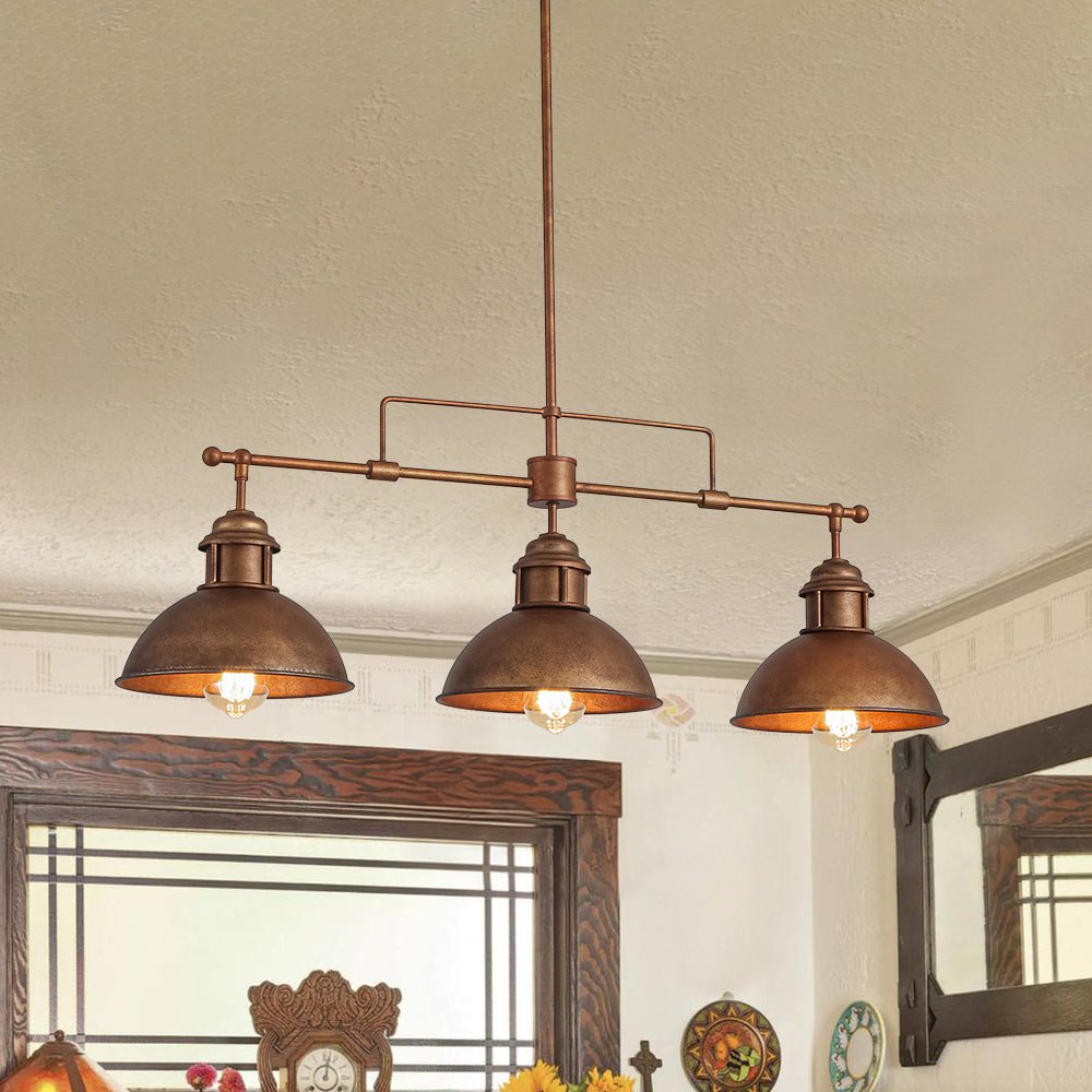 Farmhouse Pot-Lid Island Pendant