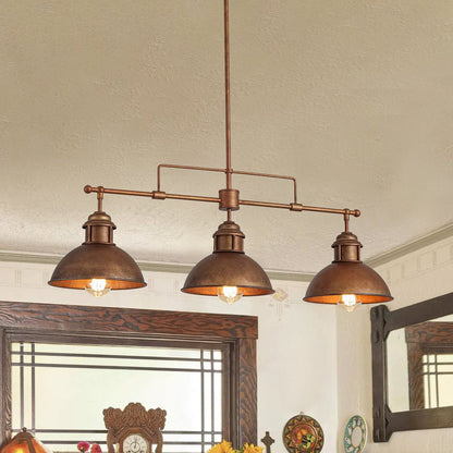 Farmhouse Pot-Lid Island Pendant