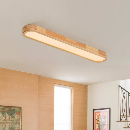 Wooden Oval Ambient Light