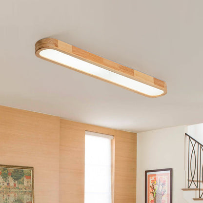 Wooden Oval Ambient Light