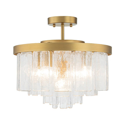 Tiered Water Glass Chandelier