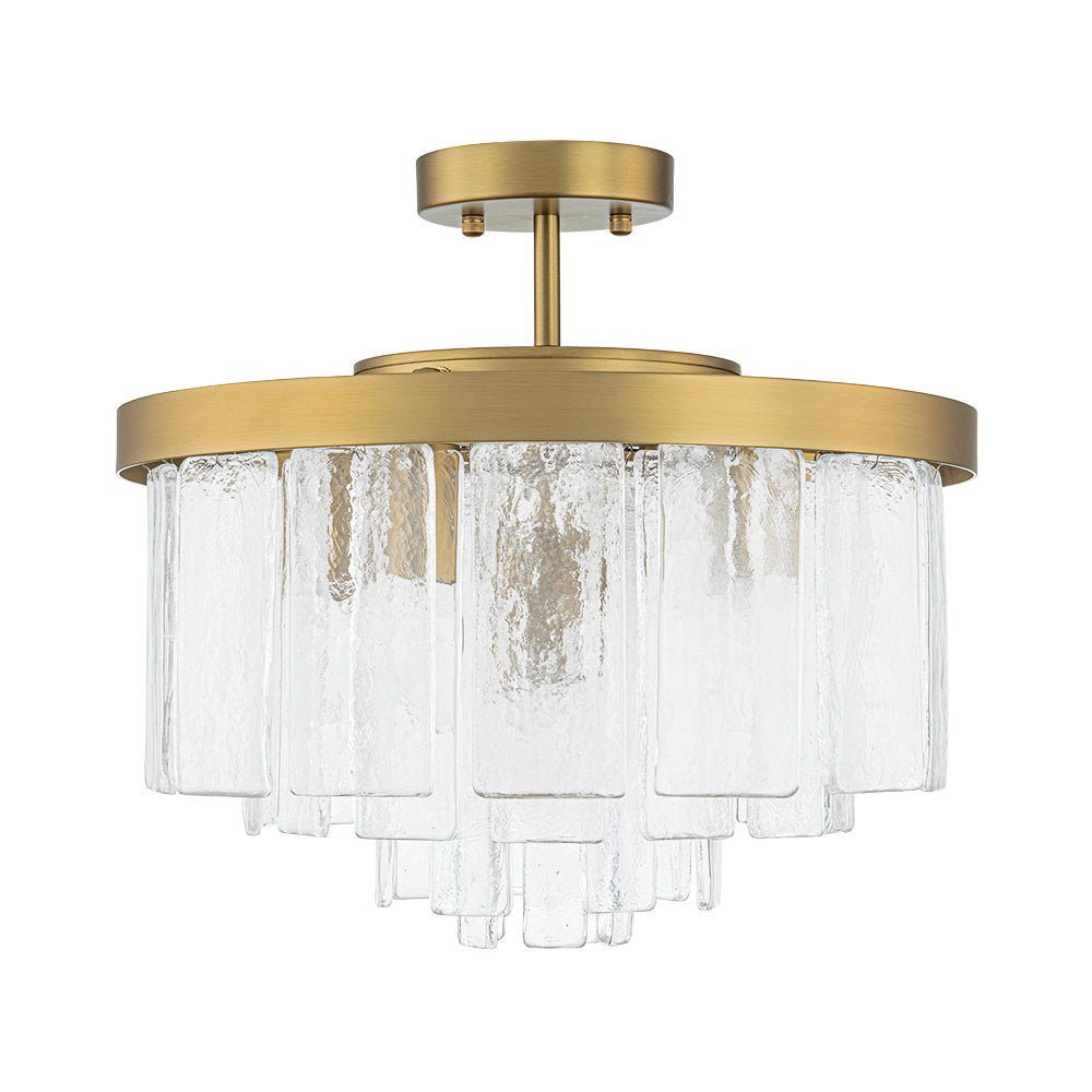 Tiered Water Glass Chandelier