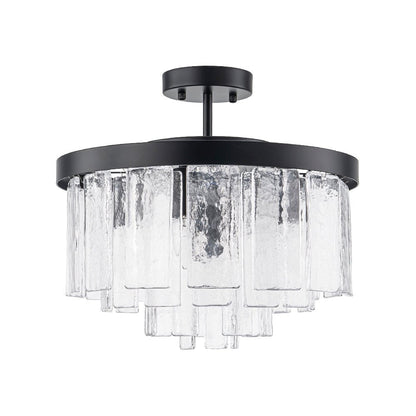 Tiered Water Glass Chandelier