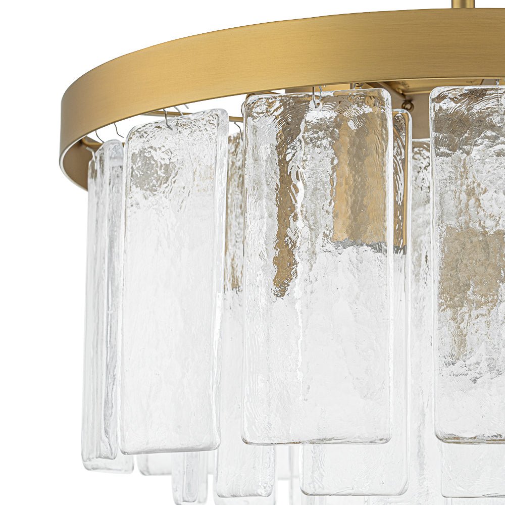Tiered Water Glass Chandelier