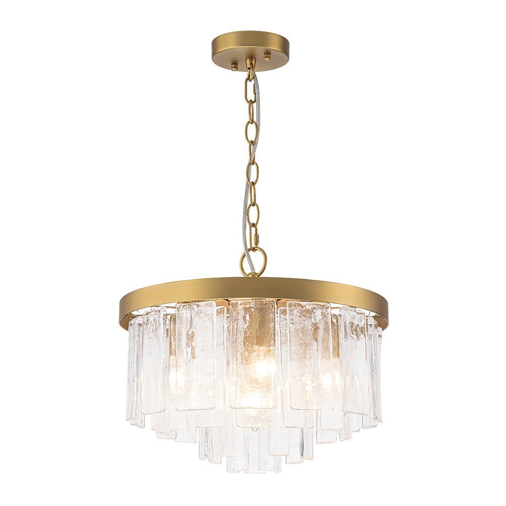Tiered Water Glass Chandelier
