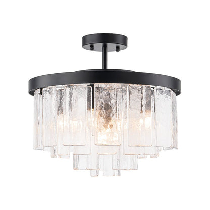 Tiered Water Glass Chandelier