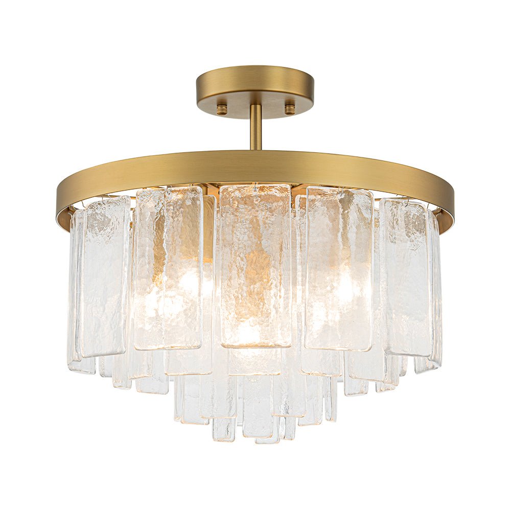 Tiered Water Glass Chandelier
