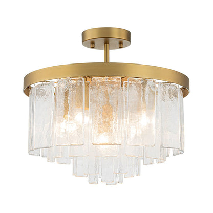 Tiered Water Glass Chandelier