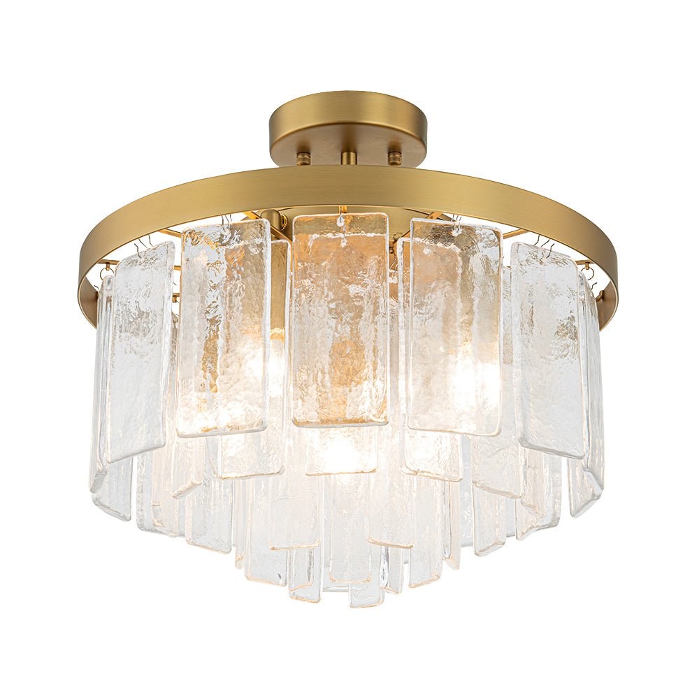 Tiered Water Glass Chandelier