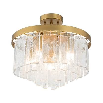 Tiered Water Glass Chandelier