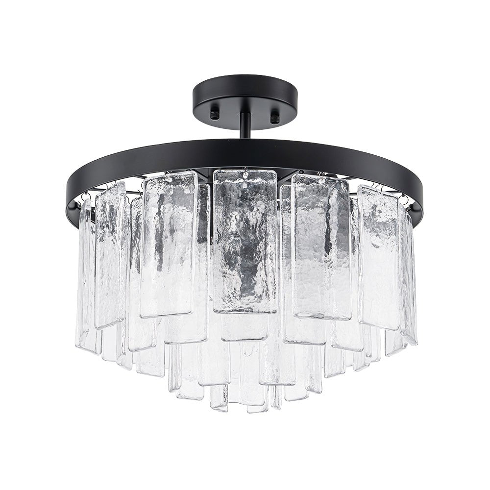 Tiered Water Glass Chandelier