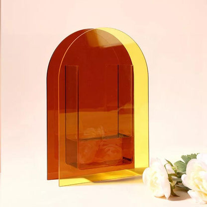 Acrylic Sunset Vase