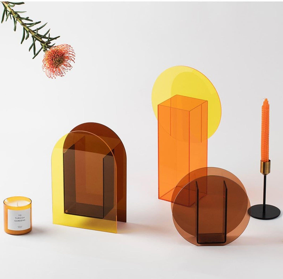 Acrylic Sunset Vase