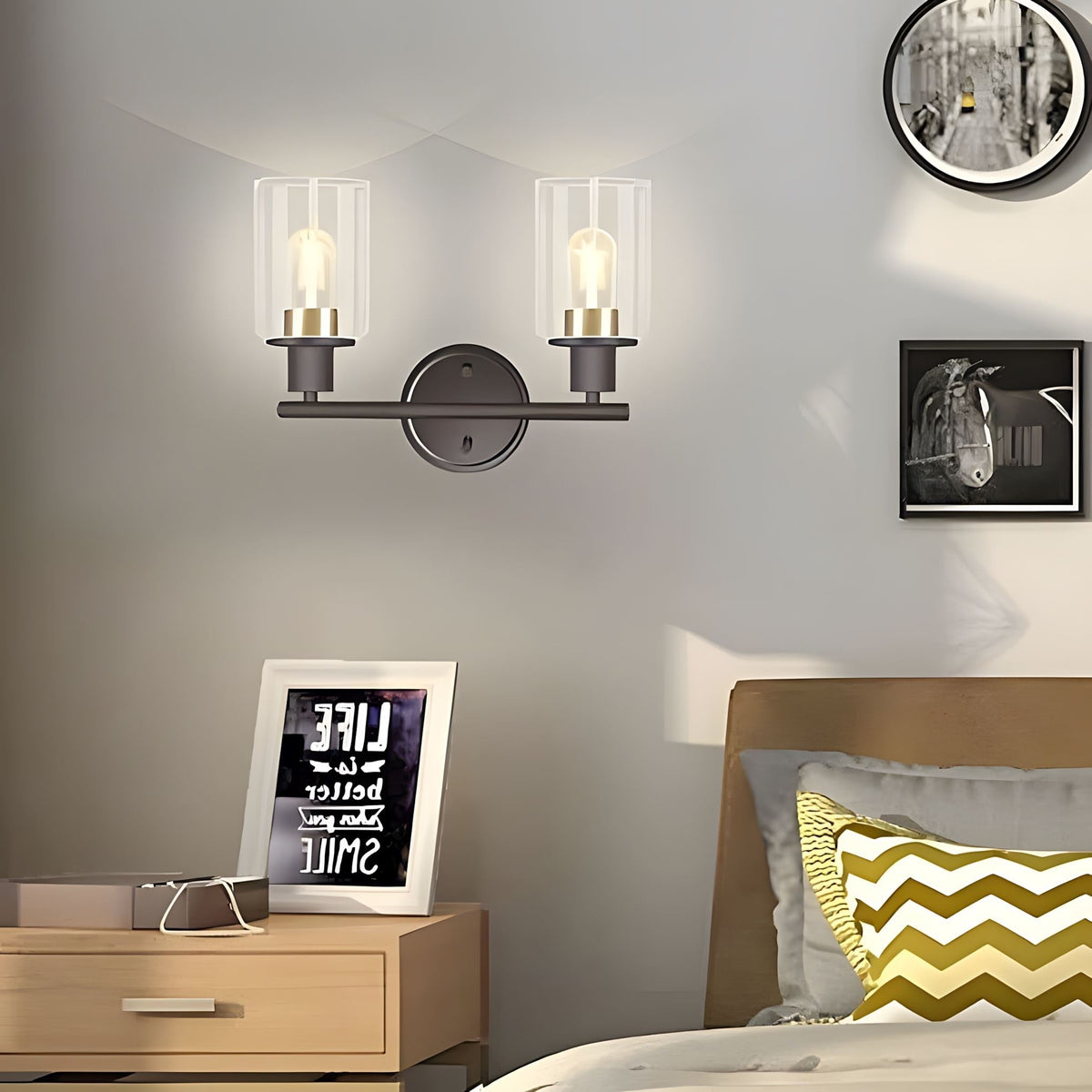Glass Wall Sconce
