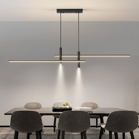 Modern MinimalistLED Long Strip Indoor Pendant Lights