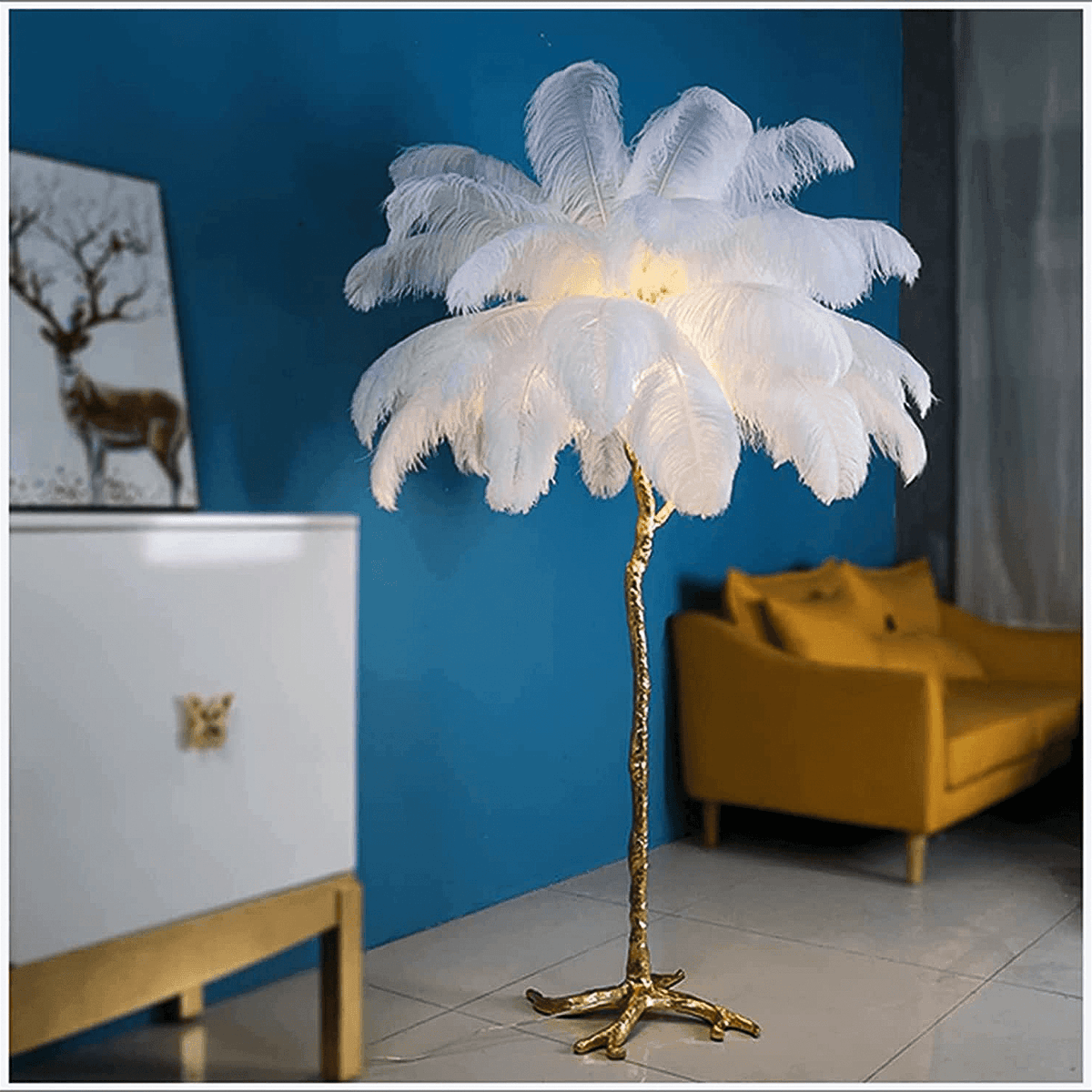 Feather Luxury Floor Lamp
