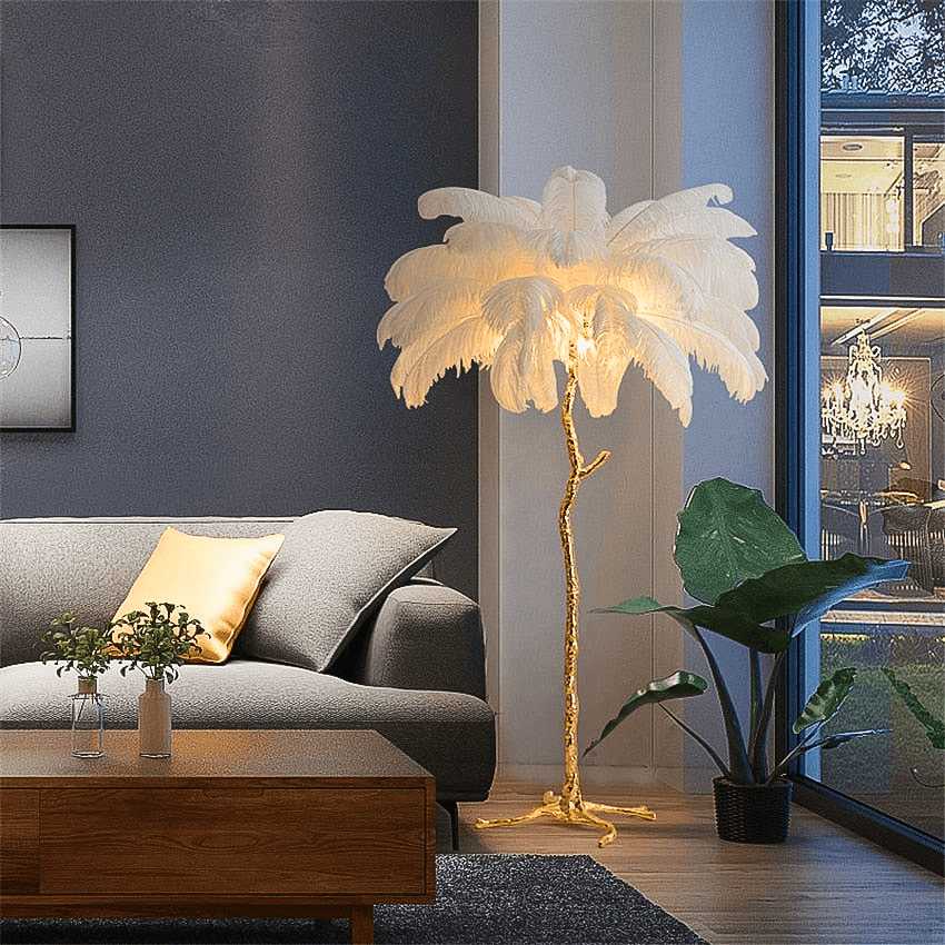 Feather Luxury Floor Lamp