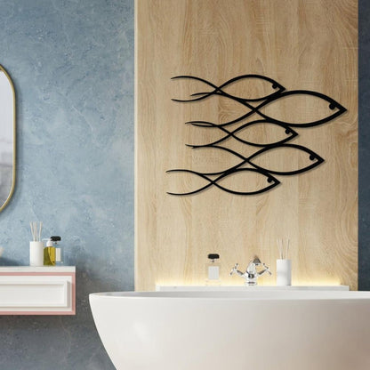 Fish Silhouette Wall Art