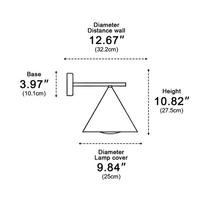 Modern Waterproof Bell LED Outdoor Wall Light