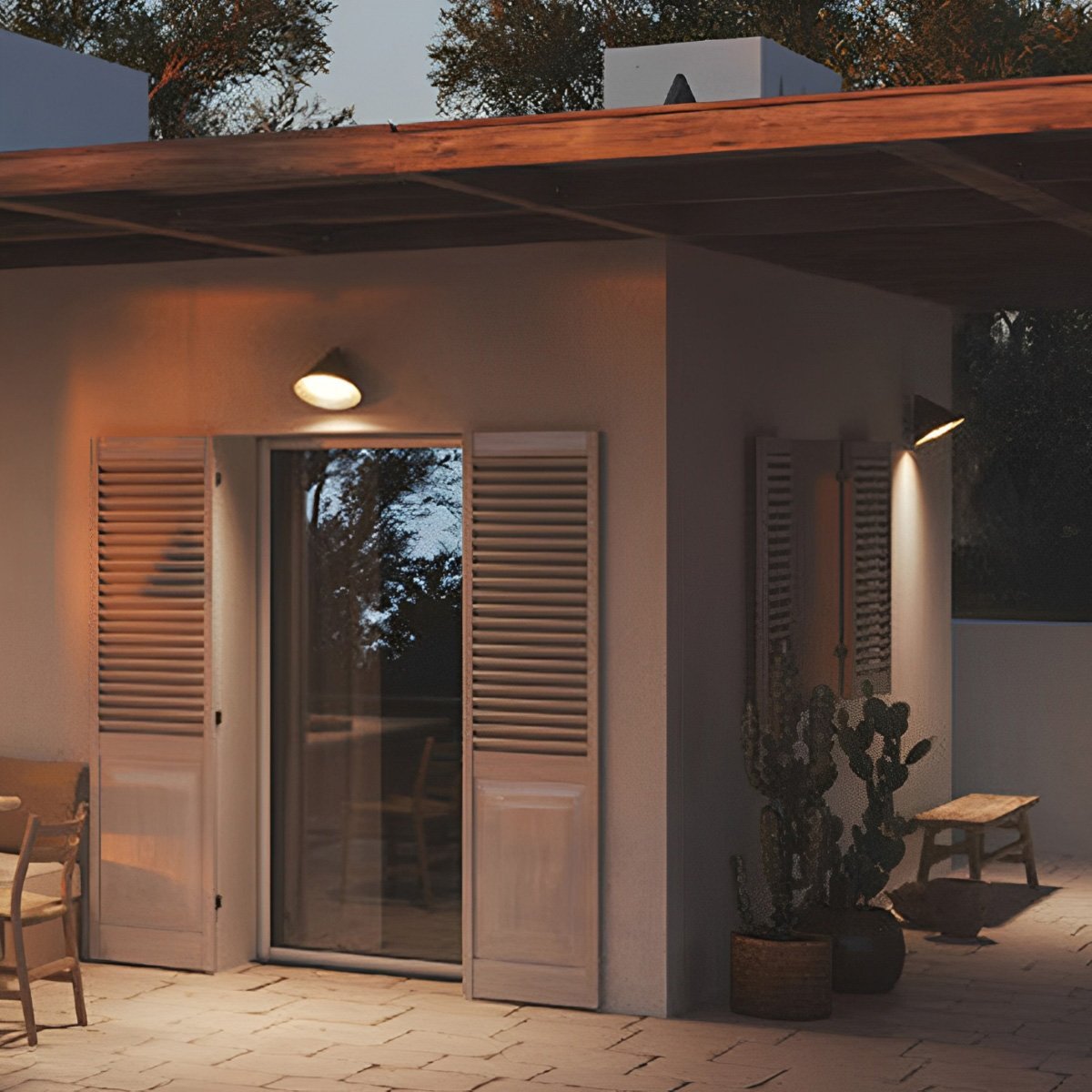 Modern Waterproof Bell LED Outdoor Wall Light