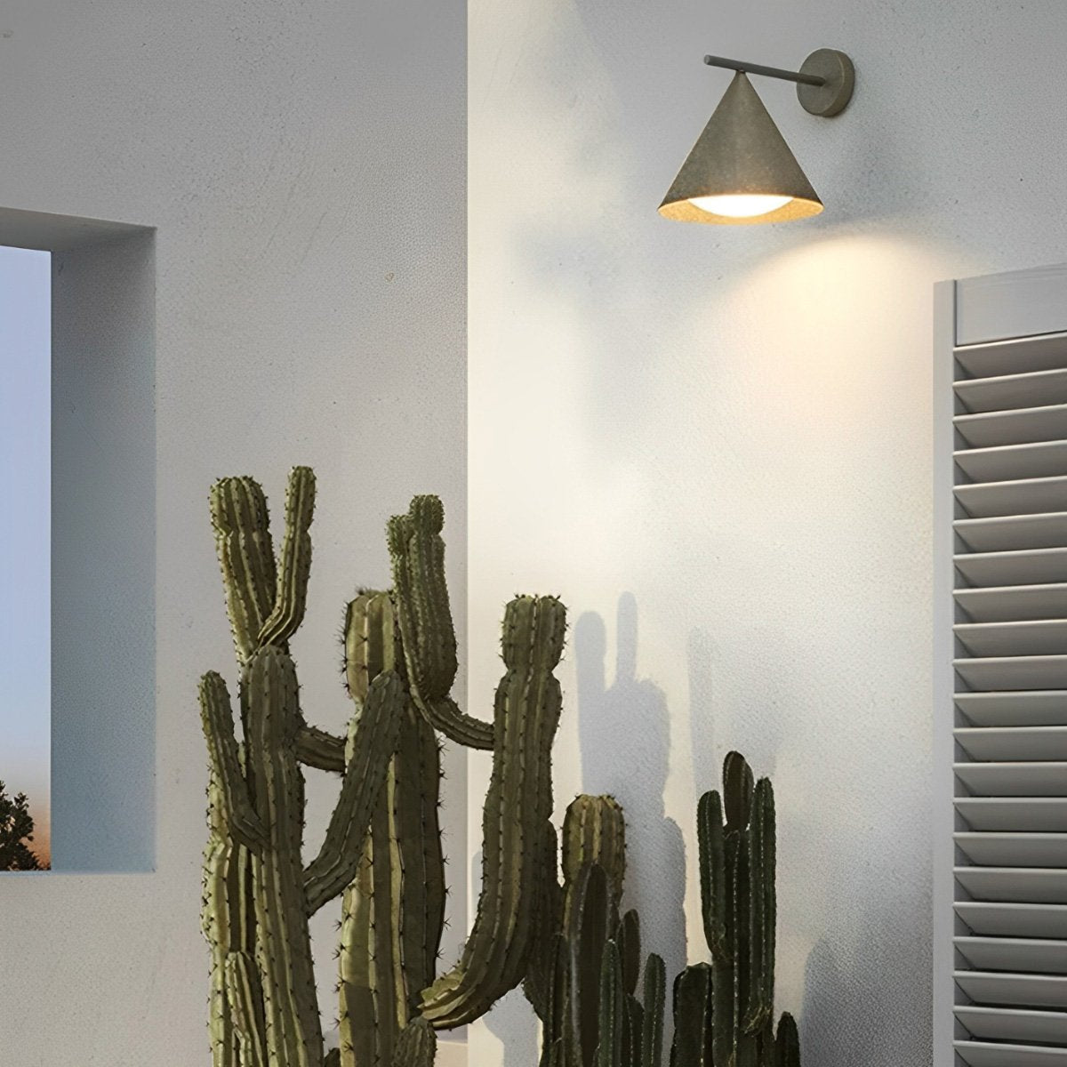 Modern Waterproof Bell LED Outdoor Wall Light