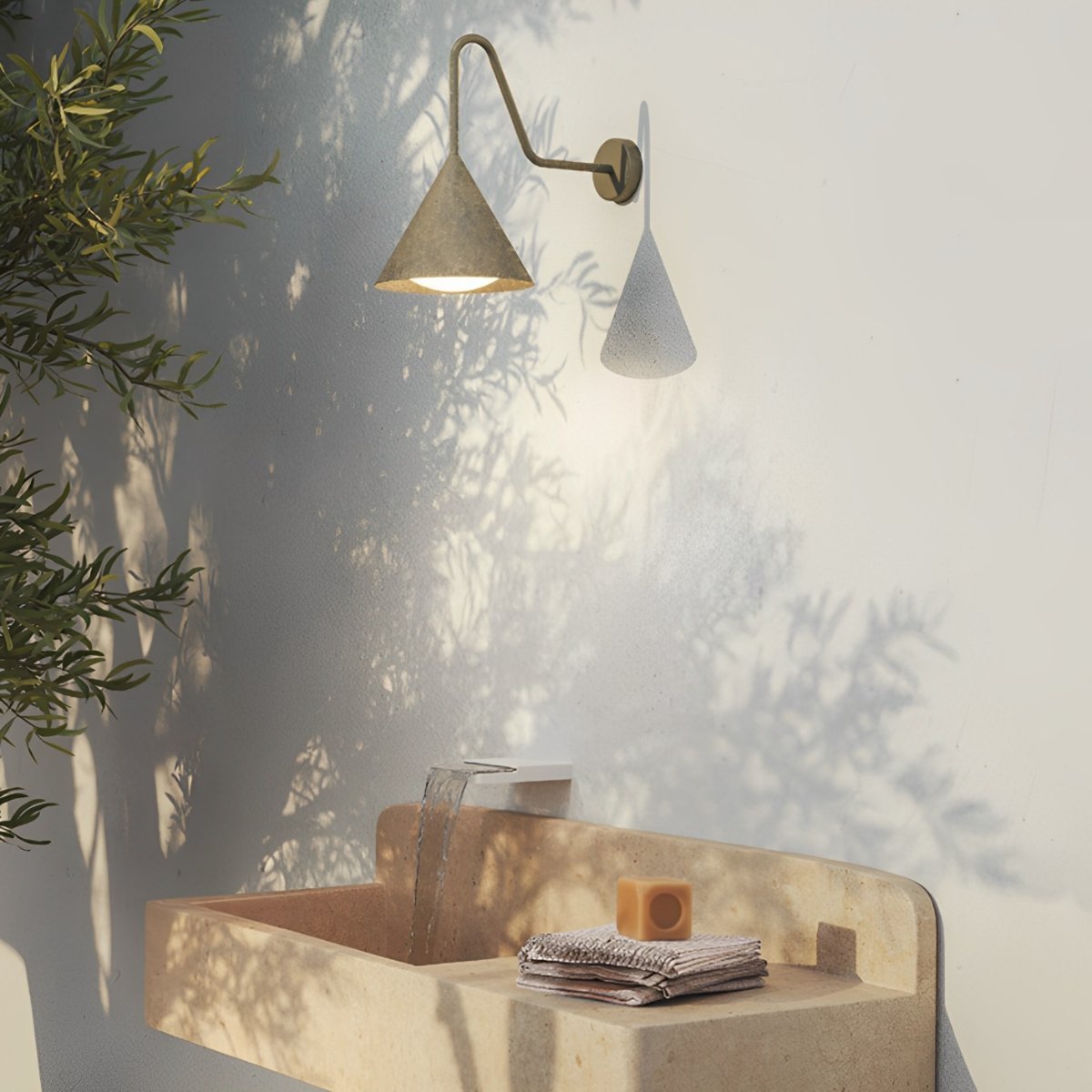 Modern Waterproof Bell LED Outdoor Wall Light
