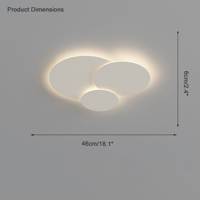 Modern Minimalist LED Disc Flush Mount Ceiling Light