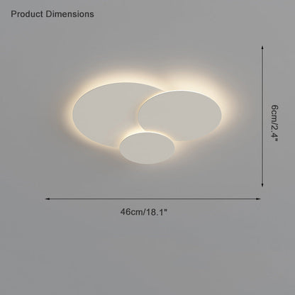 Modern Minimalist LED Disc Flush Mount Ceiling Light